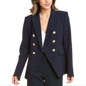 Veronica Beard Miller Dickey Jacket - Navy with Gold